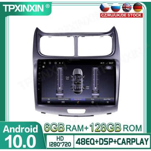 6+128G Android 10.0 For Chevrolet Sail 2009-2017 Car Gps Navigation Stereo Unit Multimedia Player Radio Tape Recorder Head unit