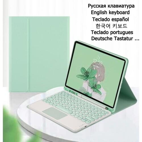 Wireless Keyboard Leather Cover for Samsung Galaxy Tab S6 Lite 10.4 Case for Tab S6 Lite SM-P610 P615 Keyboard Cover