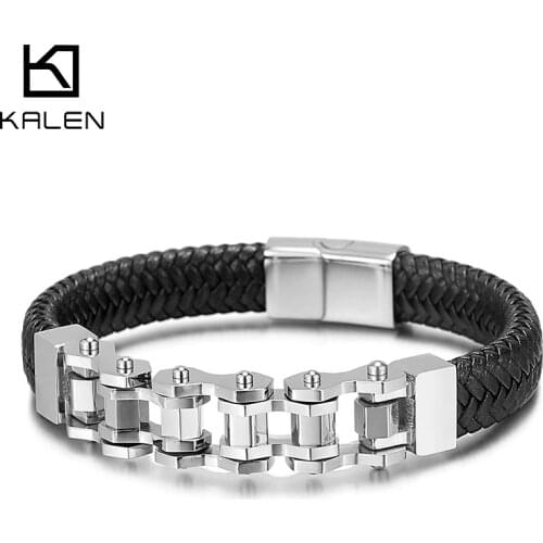 Kalen Stainless Steel Roller Trend Mens Bracelet 215mm Bracelets Holiday Gift Atmosphere Fashion Jewelry