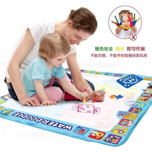 Hot sale children magic water canvas magic color water painting blanket baby clear water graffiti mat girl boy child birthday