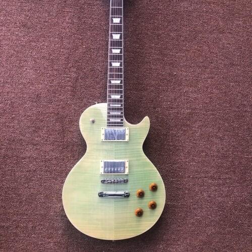 Rosewood Fingerboard,High Quality Electric Guitar,Maple Top Chrome Hardware Free Shipping