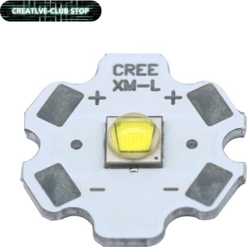 10W XML2 T6 Lights Full Power LED 3V 3535 5050 1-3W 5-6W 10W 18W For LED Flashlight Lamp Bead White 6500K 10000K With Base