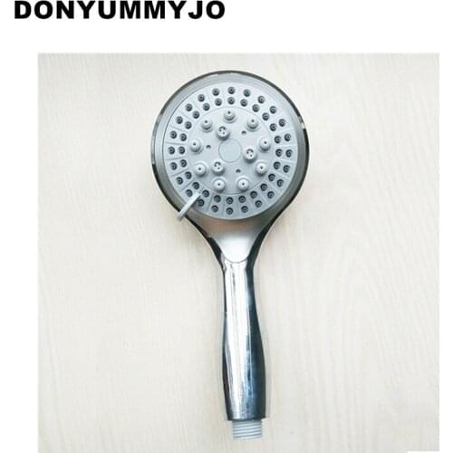 DONYUMMYJO Multifunction Water Saving Shower Head High Pressure ABS Chrome Handheld Round Bathroom Shower soffione doccia douche
