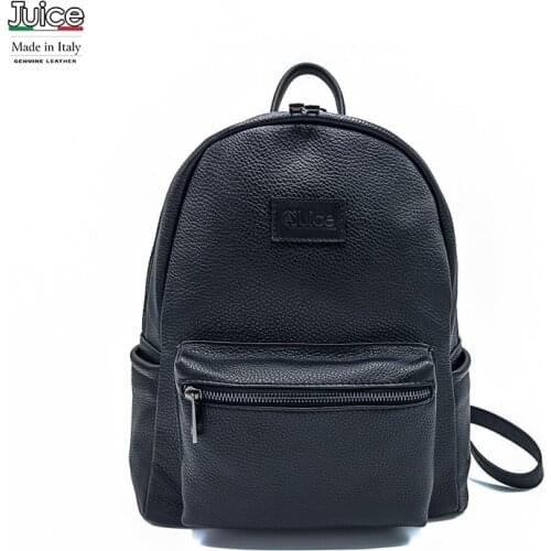 Juice, Made in Italy, Genuine Leather Backpack Rucksack, Tumbled Leather, 112292
