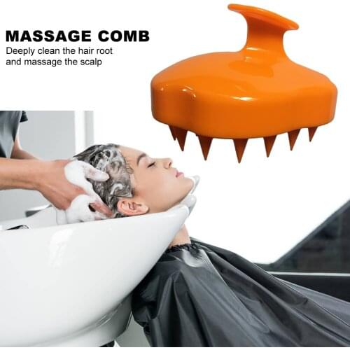 Silicone Comb Brush Soft Hair Washing Shampoo Brush Shower Non-Slip Head Body Massage Brush Home Bathroom Accessories