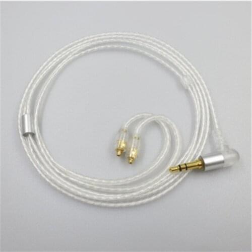 Replacement Audio Cable for Shure SE215 SE315 425 SE535 846 Headphones Silver Plated Cord Wire Fits Many Headphones 23 AugT1