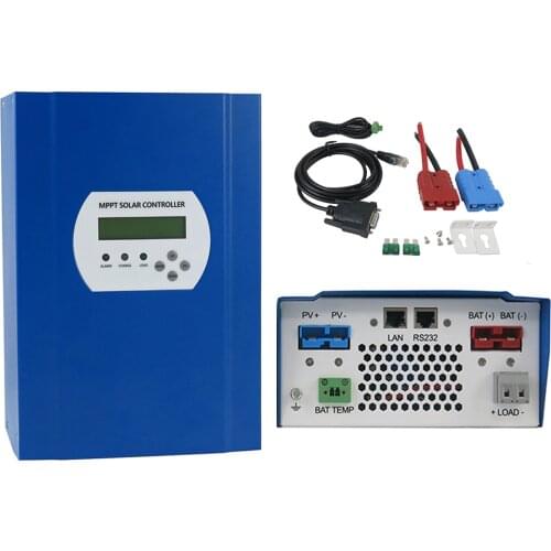 Solar Regulator 60A MPPT 12V 24V 48V Solar Charge Controller with RS232 Lan Solar Street Light DC Load Control CE RoHS