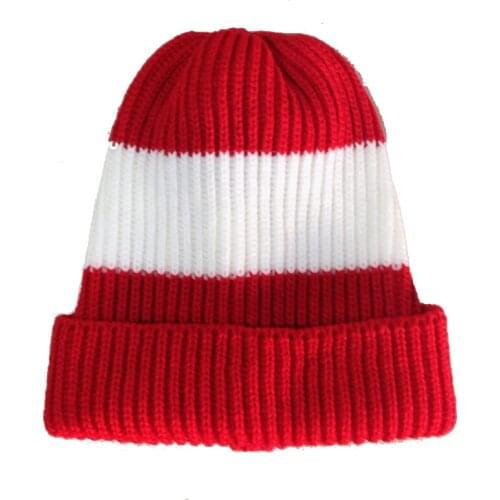 Screw Thread1x1 Winter Hat Custom Beanie Hat Custom Logo Design Letter Name Adult Kid Knitted Hat Free Shipping