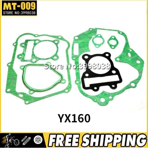 YinXiang YX 150cc / 160cc rebuild gasket for dirt bike/pit bike Engine YX150 YX160 Engine Head-Gasket Set Kit PIT BIKE Parts