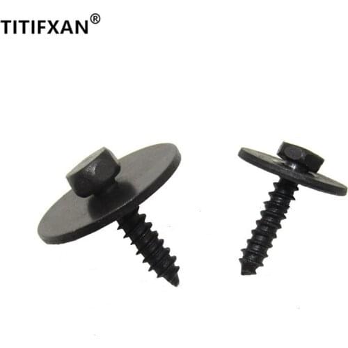 10PCS Car self-tapping screws rivet clip For BMW Mercedes-Benz front bumper water tank lower guard side skirt fasteners