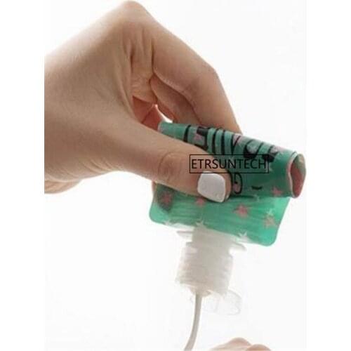 100pcs Travel Lotion Packing Bag Cute Cartoon Shampoo Moisture Bottled Cream Cosmetic Liquid Storage Mini Bag