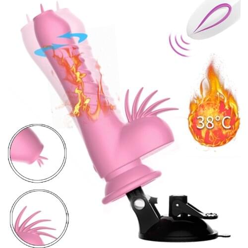 20 Speeds Telescopic Dildo Vibrator For Women Swing Vibrating Penis With Suction Cup Wireless Remote Sex Machine Adult Sex Toys