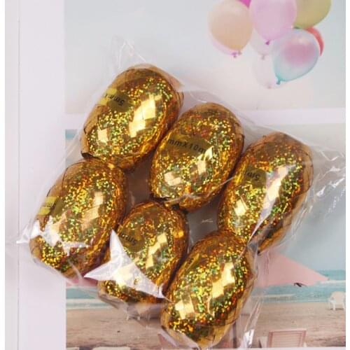 2021 6Pcs/Bag DIY Balloon Ribbons Colorful Gift Bag Ribbon Birthday Wedding Party Decoration Packing Ribbon Accessories Supplies