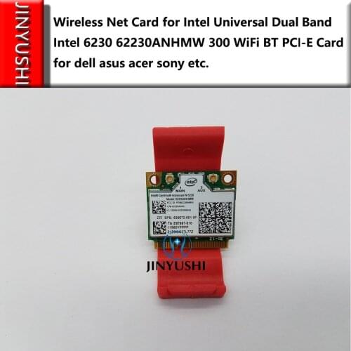 Wireless Net Card for Intel Universal Dual Band Intel 6230 62230ANHMW 300M WiFi BT PCI-E Card for dell asus acer sony etc