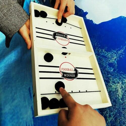 Fast Sling Puck Game Paced SlingPuck Winner Board Family Games Toys Juego Child