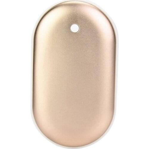 Hand Warmer Pocket Rechargeable Portable Mini 5V USB Winter Powered Bank Double Heating Electric Explosion-proof Warmer