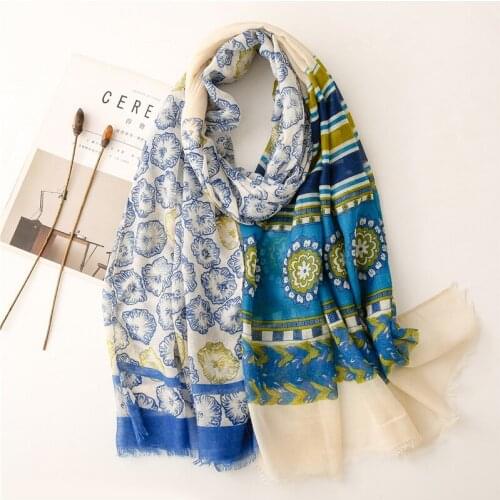 Colorful Viscose Hijab Scarf Women Fresh Design Soft Headwear Large Thin Shawl Stole NEW