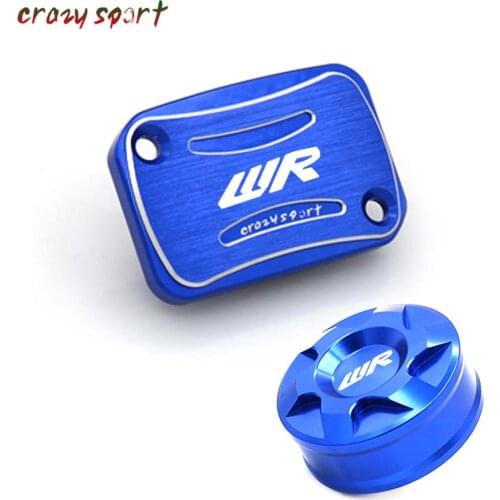 Front Rear Brake Fluid Reservoir Cover For YAMAHA WR125X WR125 X WR 125X 2011-2013 Master Cylinder Cap Motorcycle Accessories