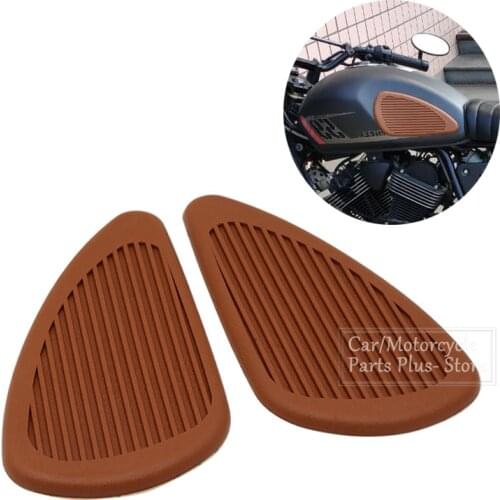 Moto Fuel Tank Sticker Waterproof Gas Oil Tank Pad Protector Anti Slip Sticker Motorcycle Accessories For Harley Cafe