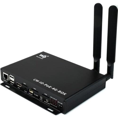 Industrial IoT Mini-computer Add-ons, 4G / PoE Features, Based on Raspberry Pi Compute Module CM3 / CM3+ Series