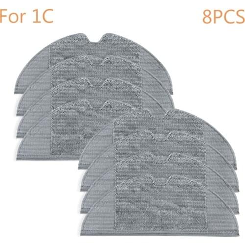 8PCS Robot Vacuum Cleaner Cleaning Cloth Accessories for xiaomi mijia 1C Spare Tool Special Sweeper mop Parts
