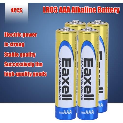 4pc 1.5V AAA Alkaline Battery LR03 Original maxell For Electric toothbrush Toy Flashlight Mouse clock Dry Primary Battery