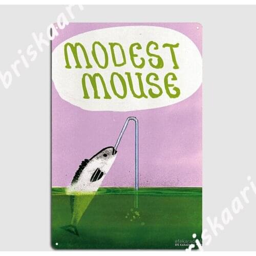 Modest Mouse Metal Sign Retro Cinema Living Room pub Garage Plates Tin sign Posters