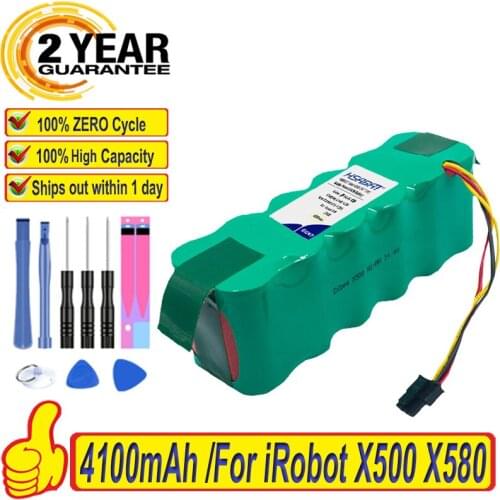 Top Brand 100% New Battery for Kitfort KT504 Haier T322 T321 T320 Panda X500 X580 X600 Ecovacs Mirror CR120 Dibea Robotic