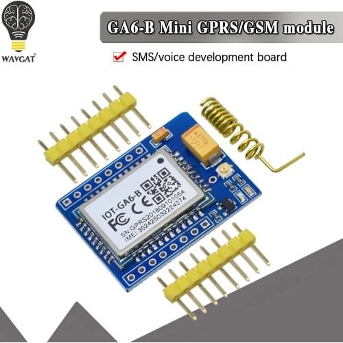 WAVGAT Mini A6 GA6 GPRS GSM Kit Wireless Extension Module Board Antenna Tested Worldwide Store for SIM800L