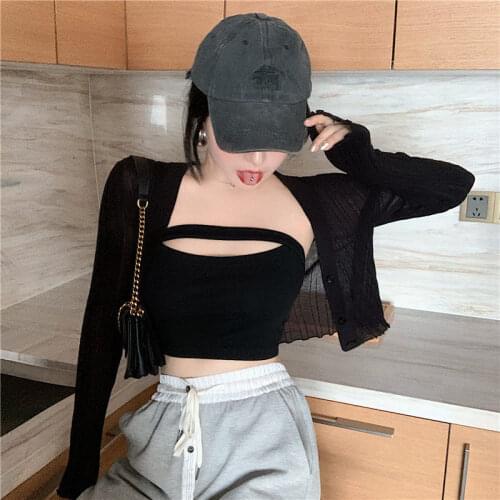 Women Corset Tops Black Off-Shoulder Small Sling Vest Womens Spring 2021 Tube Top Knitted Tank Camis Crop Top For Women