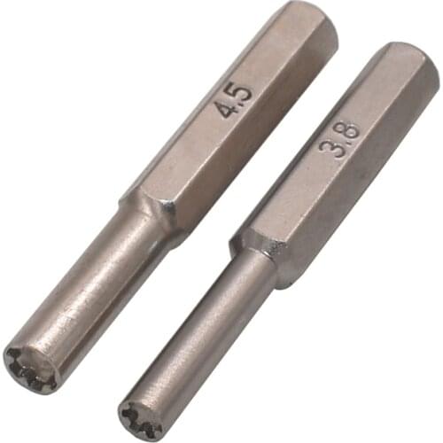 3.8 4.5 mm Security Screwdriver Tool Bit Gamebit 3.8mm 4.5mm for Nintendo NGC SFC MD NES N64 SNES Gameboy Open Tools 1000pcs/lot