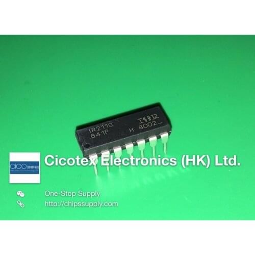5pcs/lot IR2110PBF DIP14 IC DRIVER HIGH LOW SIDE 14DIP