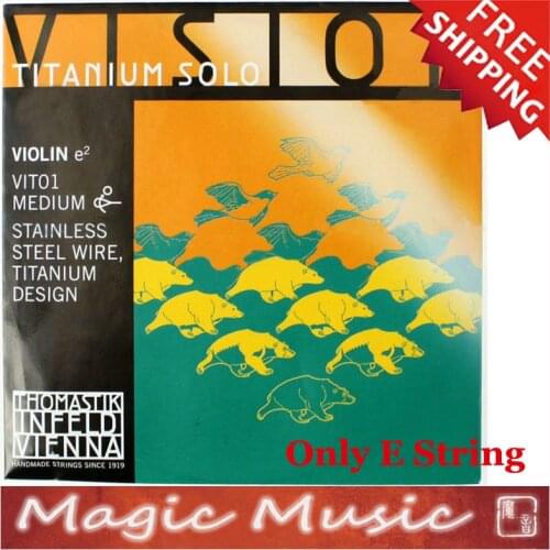 Free shipping! Thomastik Vision Titanium SOLO VIT01 Violin E String 4/4, Made in Austria, Only E String Model VIT01 1 Piece