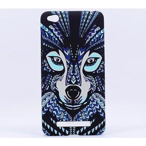Case For Xiaomi Redmi 4A 5.0 inch Cover Plastic Animal frosted relief night glow Hard phone case funda coque For Xiaomi Redmi 4A