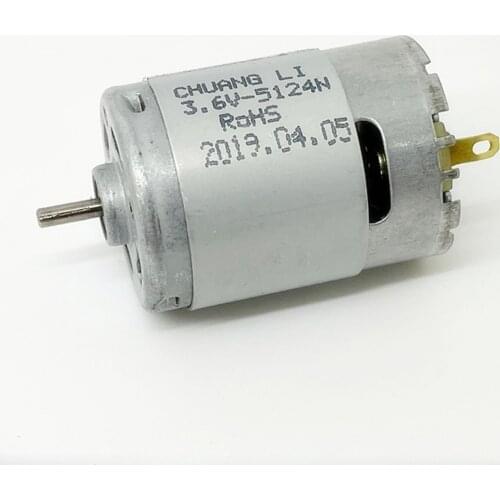 DC 3.6V 4.8V Micro 380 Carbon Brush Motor 18000RPM High Speed Toy Model Motor DIY Electric Bottle Opener Brand New