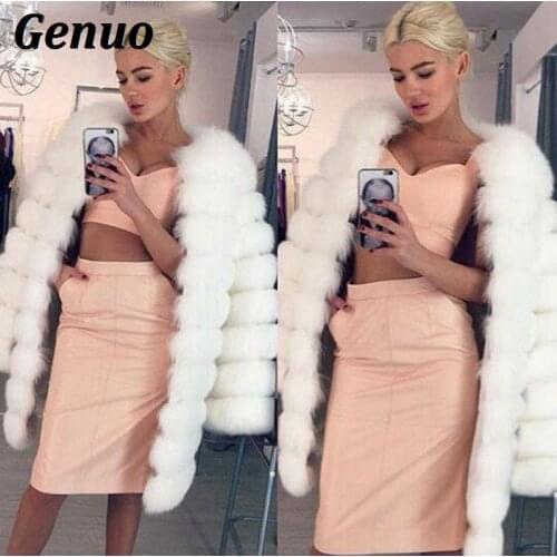 Белые шубы Genuo China At AliExpress