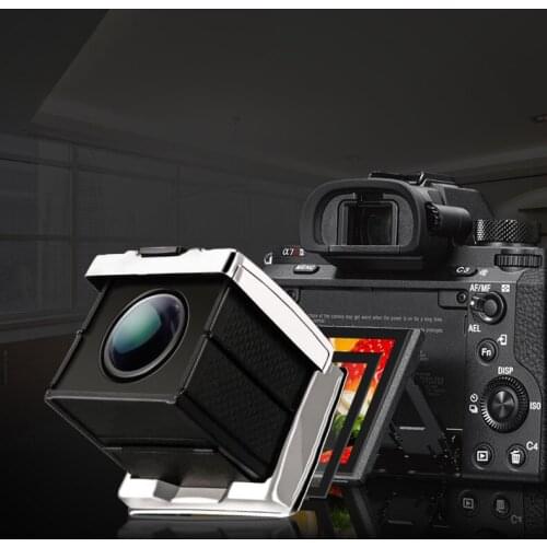 GGS gold steel viewfinder SLR pocket eyepiece for Canon Nikon Sony viewfinder camera film sunshade frame SLR eye mask