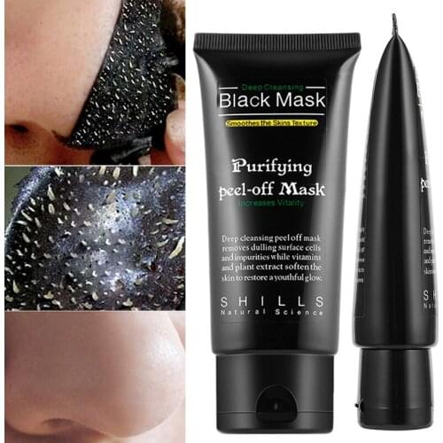 Deep Cleansing Black Detox Mask Charcoal Mask Peel Off Blackhead Remover Mask Pore Oil Control Purifying for Skin Care TSLM2