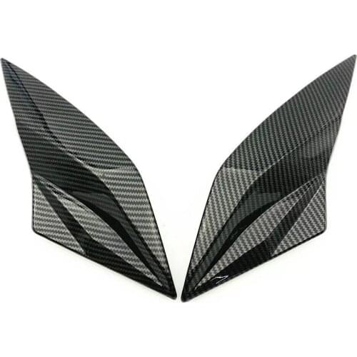 KAWASAKI 2010 - 2013 Z1000 For Front Nose Side Headlight Cover Fairing Carbon fiber color