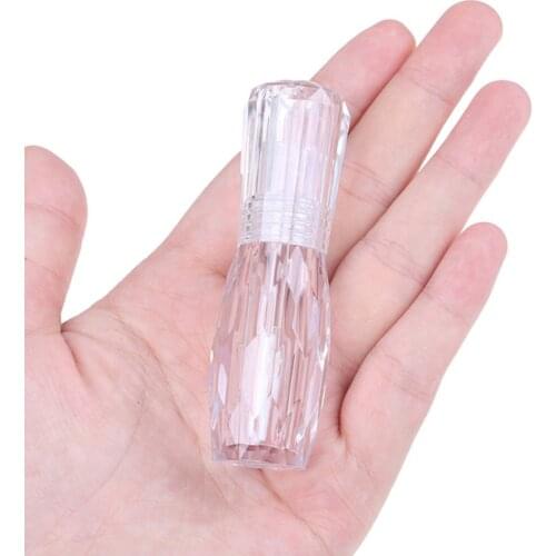 3 PCS 3ml ABS Clear Crystal Lipstick Bottle Lip Gloss Tubes Lip Glaze Bottle Wand Tube Women Beauty Makeup Tool DIY Sample Vials