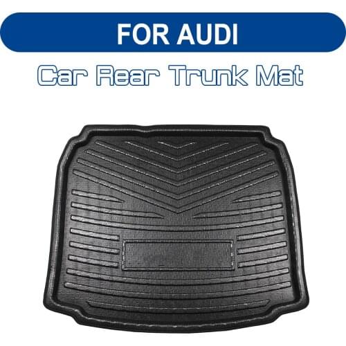 For AUDI A1 A3 A4 A4L A5 A6 A6L Q7 Q5 Q3 Car Rear Trunk Boot Mat Floor Mats Anti Mud Carpet Cargo Waterproof