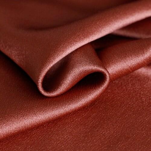 Red Raspberry 14momme Dark Red Silk Crepe Satin 100%Silk Garment Materials Women Shirt Sewing Cloth Freeshipping