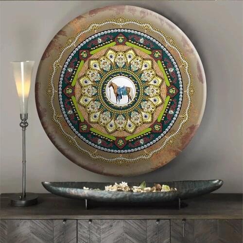 Creative 5D Diamond Painting DIY Full Drill Special Shape Embroidery Mosaic Cross Stitch Kit Color Horse Needlework Craft Decor