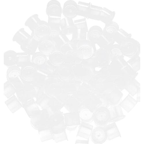 Lot 100pcs Ink Cups Pigment Holder Microblading Large Caps Flat Base