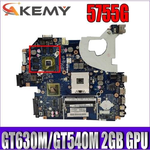 5WE0 LA-6901P motherboard For Acer 5750 5750G 5755 5755G laptop motherboard HM65 GT630M/GT540M 2GB GPU tested working Mainboard