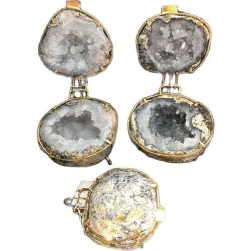 Mexico Natural Blue Skin Agate Treasure Basin Cave Quartz Crystal Reiki Healing Home Decoration Mineral Specimen Pure Copper Met