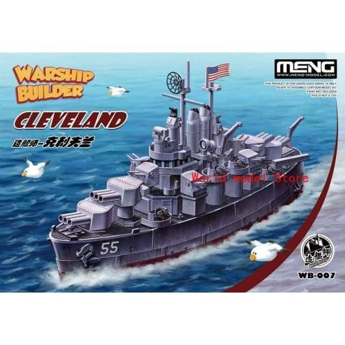 Meng Model MISC WARSHIP BUILDER Cleveland *Meng Kids* #WB007