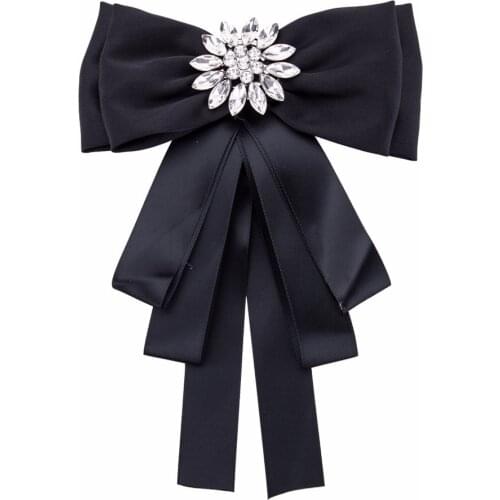 I-Remiel Fashion Multilayer Exaggerated Bow Tie Brooch Ribbon Bowties Womens Suit Shirt Collar Decoration Clothing Accessories