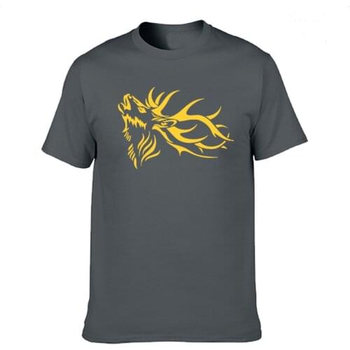 Adult Male Deer Animal Funny prints T Shirt Casual Cotton Summer Short Sleeve Funny T-shirt Mans Tshirt Men Clothing tops tee