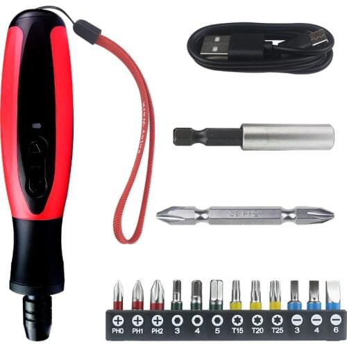S2 Cordless Screwdriver Bits Set 3.6V Electric Screw Driver Sets 2000mah Rechargeable Power Tool with LED light